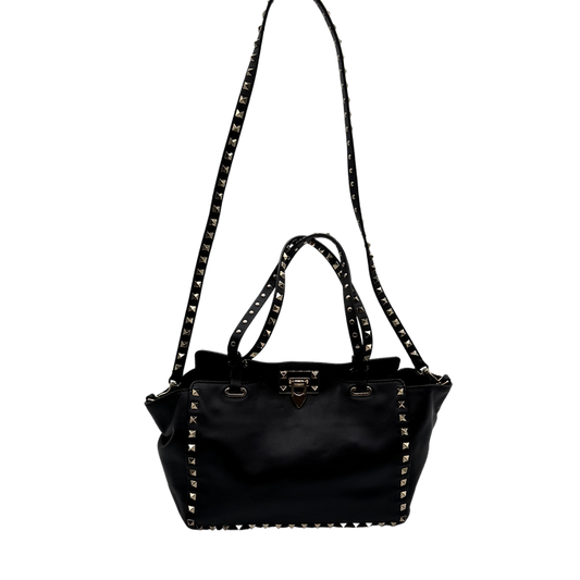 VALENTINO GARAVANI Rockstud Leather Shoulder Bag