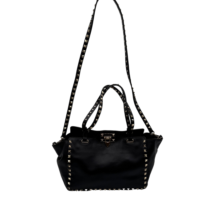 VALENTINO GARAVANI Rockstud Leather Shoulder Bag