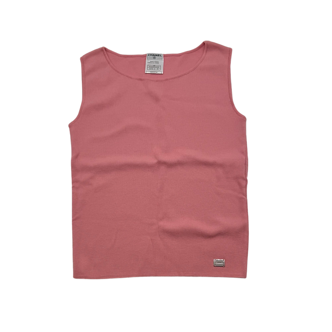 CHANEL Knit Sleeveless Top